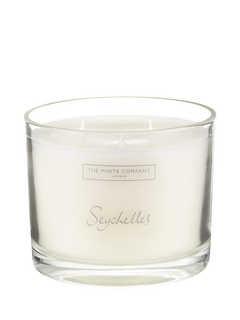 The White Company Seychelles 3 Wick Scented Candle, 770g