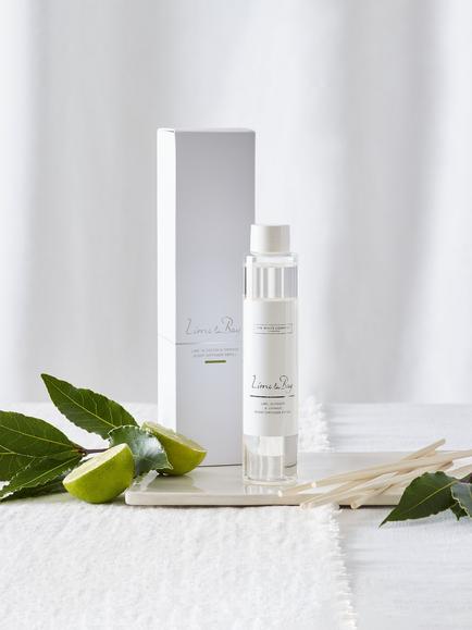 The White Company Lime & Bay Diffuser Refill, 150ml - view 2, 