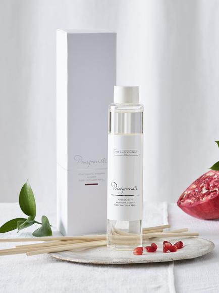 The White Company Pomegranate Diffuser Refill, 150ml - view 2, 