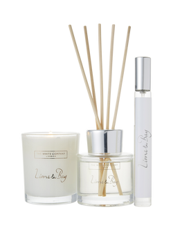 The White Company Lime & Bay Home Fragrance Gift Set, 