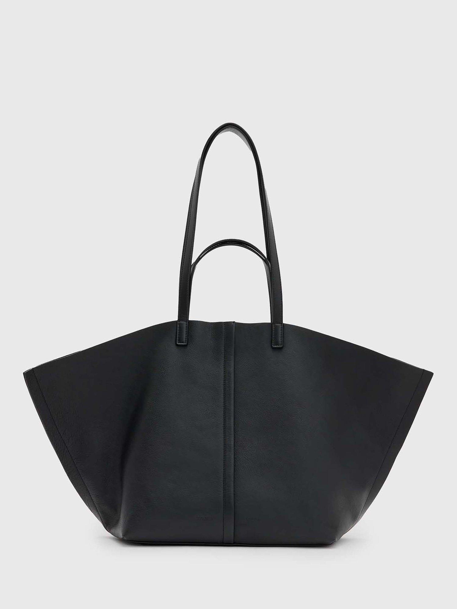AllSaints Phoenix Leather Tote Bag, Black