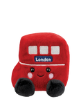 Aurora World Palm Pals Bertie Double-Decker Red Bus Plush Soft Toy