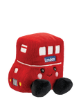 Aurora World Palm Pals Bertie Double-Decker Red Bus Plush Soft Toy