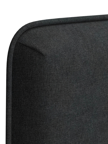 TEMPUR® Arc™ Ottoman Storage Disc Form Upholstered Bed Frame, King Size - view 2, Dark Stone