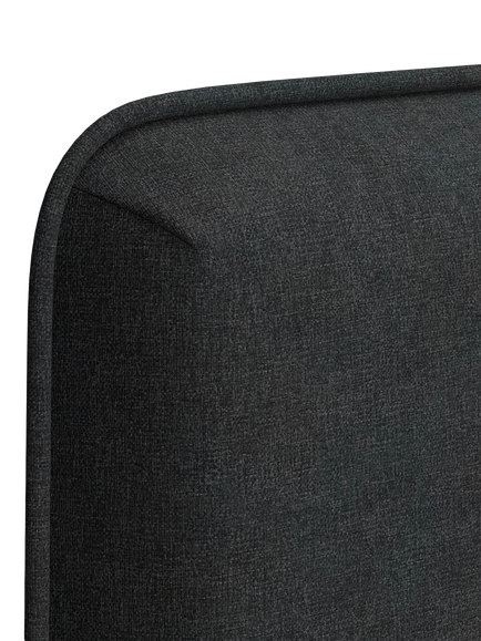 TEMPUR® Arc™ Ottoman Storage Disc Form Upholstered Bed Frame, Super King Size - view 2, Dark Stone