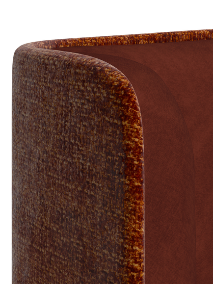 TEMPUR® Arc™ Ottoman Storage Disc Luxury Upholstered Bed Frame, King Size - view 2, Copper
