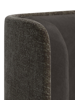 TEMPUR® Arc™ Ottoman Storage Disc Luxury Upholstered Bed Frame, King Size - view 2, Dark Grey