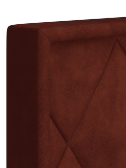 TEMPUR® Arc™ Ottoman Storage Disc Quilted Upholstered Bed Frame, Super King Size - view 2, Copper