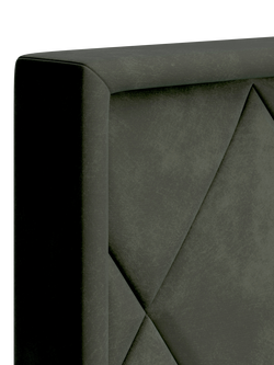 TEMPUR® Arc™ Ottoman Storage Disc Quilted Upholstered Bed Frame, Super King Size - view 2, Dark Green