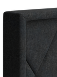 TEMPUR® Arc™ Ottoman Storage Disc Quilted Upholstered Bed Frame, King Size, Dark Stone