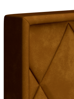 TEMPUR® Arc™ Ottoman Storage Disc Quilted Upholstered Bed Frame, Super King Size - view 2, Gold