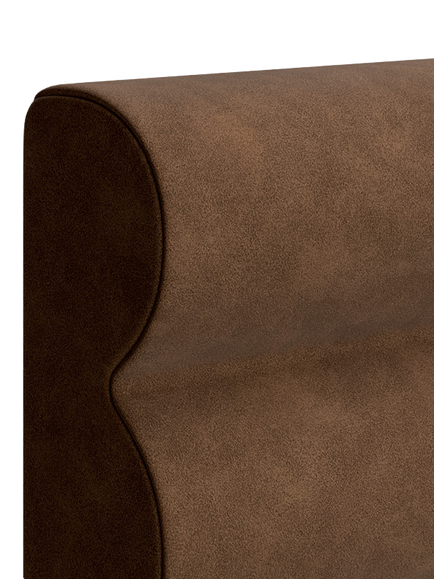 TEMPUR® Arc™ Ottoman Storage Disc Vectra Upholstered Bed Frame, Super King Size - view 2, Brown