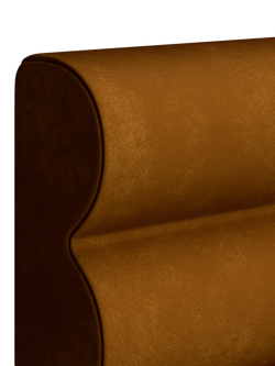 TEMPUR® Arc™ Ottoman Storage Disc Vectra Upholstered Bed Frame, Super King Size - view 2, Gold