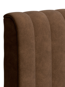 TEMPUR® Arc™ Ottoman Storage Disc Vertical Upholstered Bed Frame, King Size - view 2, Brown