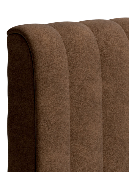 TEMPUR® Arc™ Ottoman Storage Disc Vertical Upholstered Bed Frame, King Size - view 2, Brown
