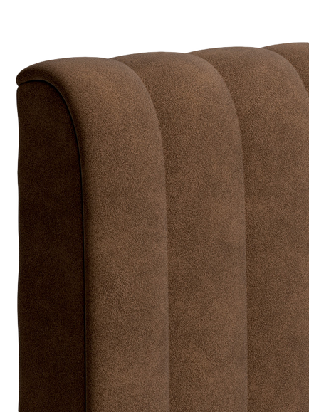 TEMPUR® Arc™ Ottoman Storage Disc Vertical Upholstered Bed Frame, Super King Size - view 2, Brown