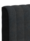 TEMPUR® Arc™ Ottoman Storage Disc Vertical Upholstered Bed Frame, King Size, Dark Stone