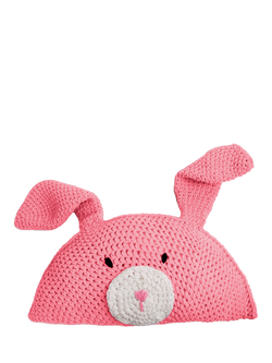 Wool Couture Mabel Bunny Cushion Crochet Kit, Pink