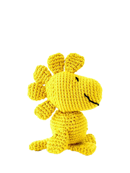 Wool Couture Peanuts Woodstock Amigurumi Crochet Kit, Yellow
