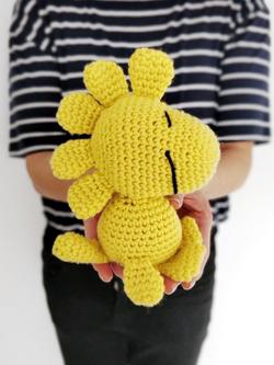 Wool Couture Peanuts Woodstock Amigurumi Crochet Kit - view 2, Yellow