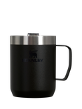 Stanley Double Wall Insulated Stainless Steel Legendary Camping Mug & Lid, 230ml, Black