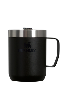 Stanley Double Wall Insulated Stainless Steel Legendary Camping Mug & Lid, 230ml, Black