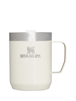 Stanley Double Wall Insulated Stainless Steel Legendary Camping Mug & Lid, 230ml, Cream