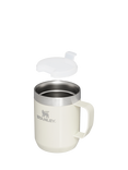 Stanley Double Wall Insulated Stainless Steel Legendary Camping Mug & Lid, 230ml, Cream