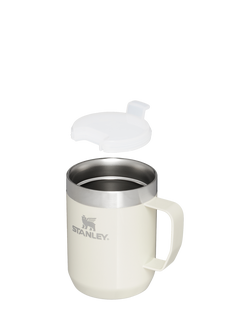 Stanley Double Wall Insulated Stainless Steel Legendary Camping Mug & Lid, 230ml - view 2, Cream