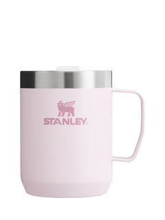 Stanley Double Wall Insulated Stainless Steel Legendary Camping Mug & Lid, 230ml, Rose Quartz