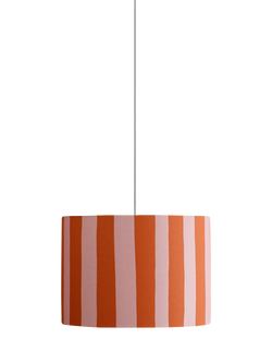 houseof Stripe Lampshade, 35cm, Pink/Orange