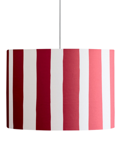 houseof Stripe Lampshade, 35cm, Red/White