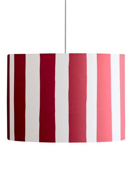 houseof Stripe Lampshade, 35cm, Red/White