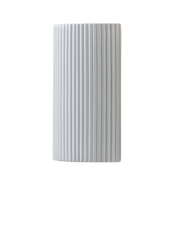 houseof Ceramic Pillar Wall Light, White, White