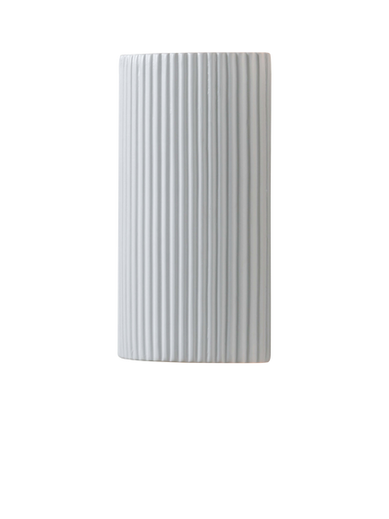 houseof Ceramic Pillar Wall Light, White, White
