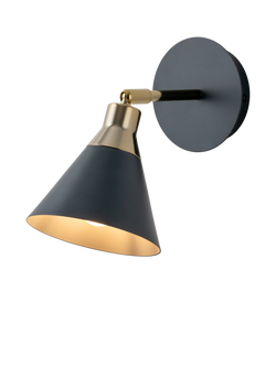 houseof Cone Wall Light, Charcoal, Charcoal