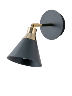 houseof Cone Wall Light, Charcoal - view 2, Charcoal