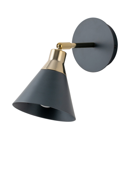 houseof Cone Wall Light, Charcoal - view 2, Charcoal