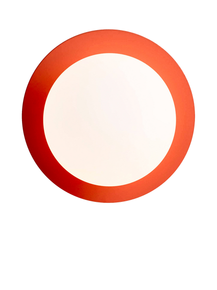 houseof Opal Disk Wall Light, Orange, Orange