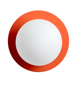 houseof Opal Disk Wall Light, Orange - view 2, Orange