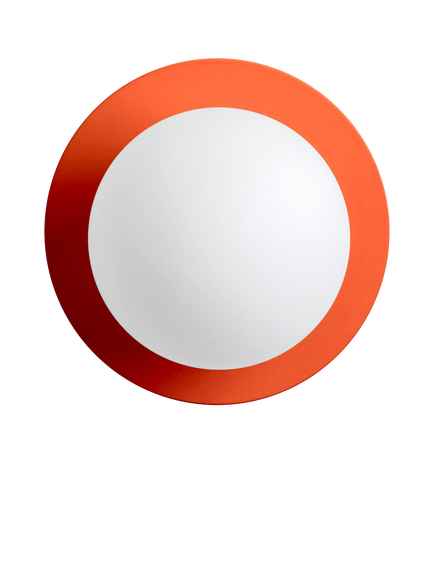 houseof Opal Disk Wall Light, Orange - view 2, Orange