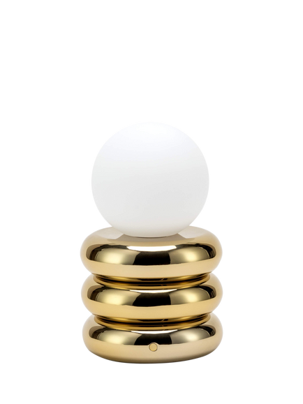 houseof Tube Cordless Portable Table Lamp, Brass - view 2, Brass