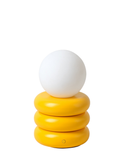 houseof Tube Cordless Portable Table Lamp - view 2, Yellow
