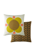 Orla Kiely Atomic Flower Cushion, Primrose