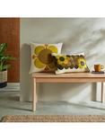 Orla Kiely Atomic Flower Cushion, Primrose