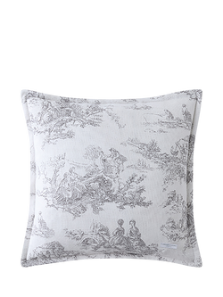 Cabbages & Roses Country Toile Cushion, Grey