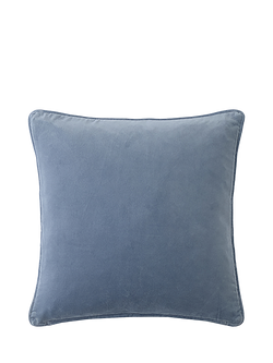 Cabbages & Roses Jolly Stripe Cushion - view 2, Blue