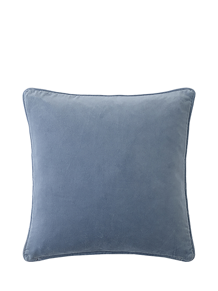 Cabbages & Roses Jolly Stripe Cushion - view 2, Blue