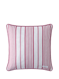 Cabbages & Roses Jolly Stripe Cushion, Raspberry