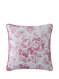 Cabbages & Roses Paris Rose Cushion, Raspberry